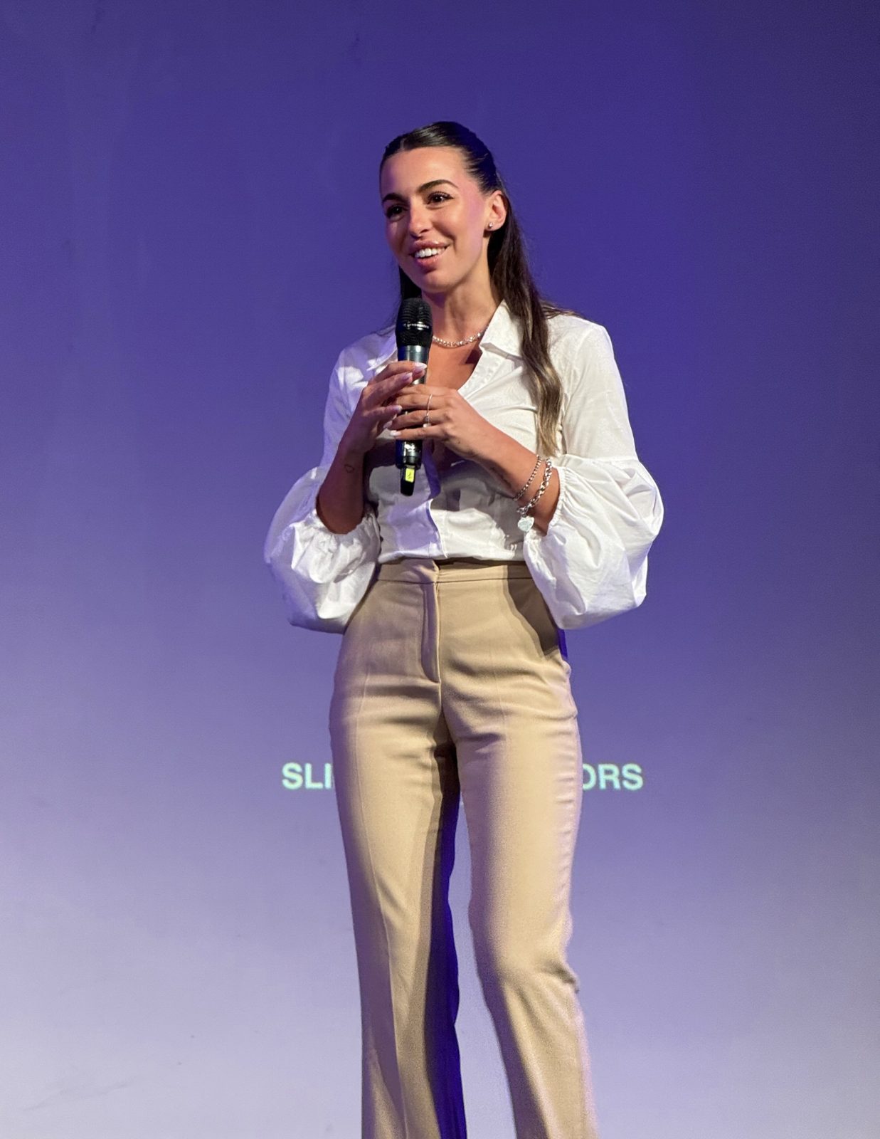 Veronica Rastelli sul palco
